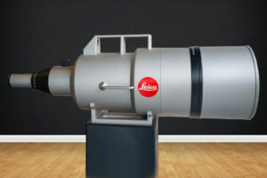 Leica APO-Telyt-R 1600mm f/5.6.  The largest purpose on the earth.